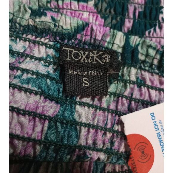 Toxik 3 Romper Ladies Small Purple Green Strapless - Picture 5 of 7